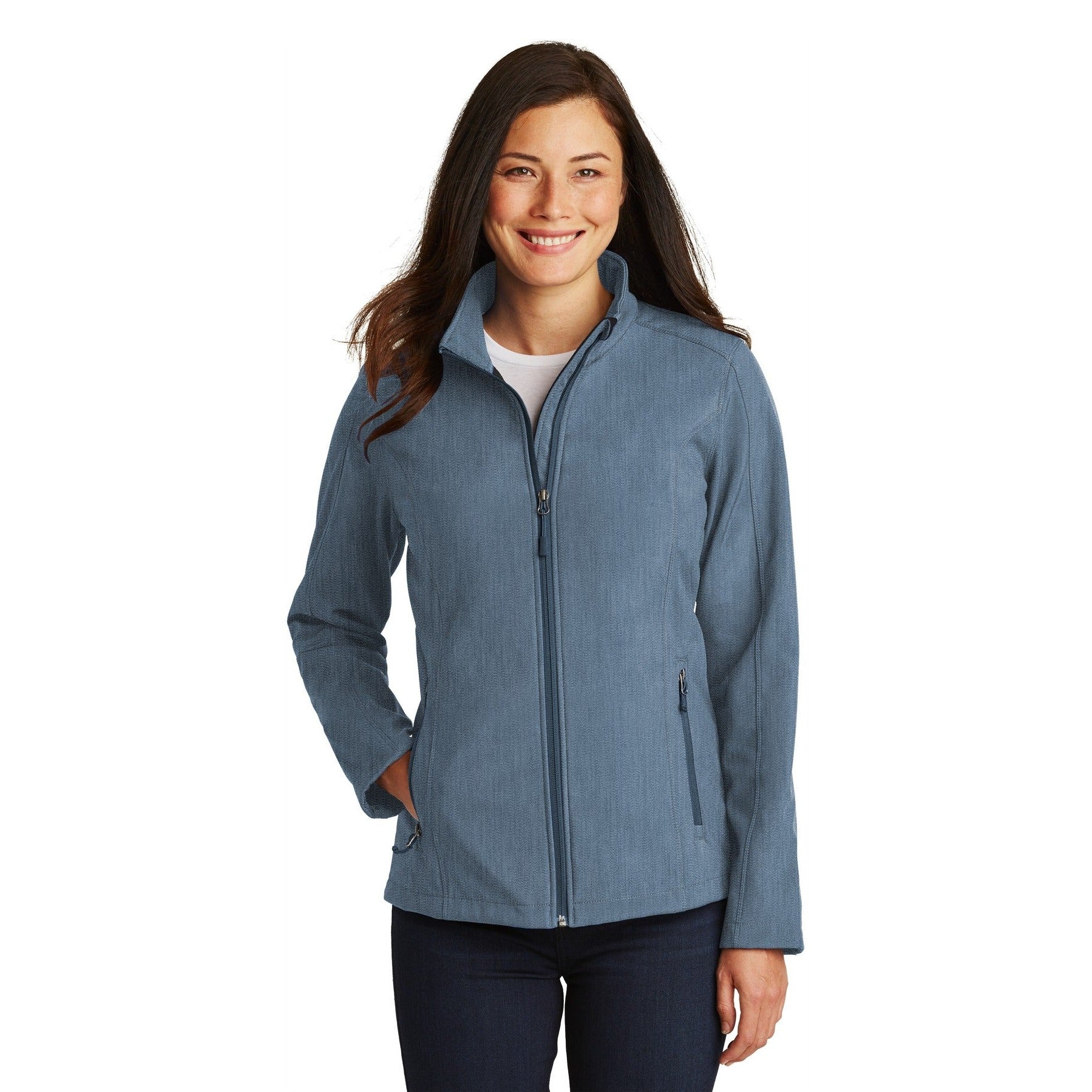 Port Authority-Port Authority® Women's Core Soft Shell Jacket. L317-MedTech-6